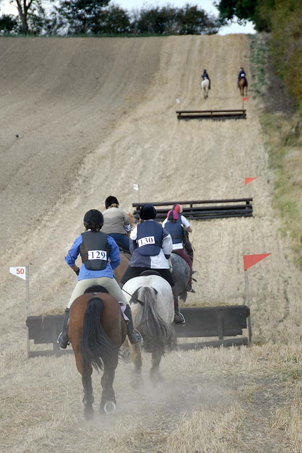 South Oxfordshire Sponsored Ride jumps